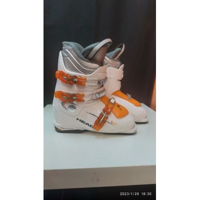 Горнолыжные ботинки БУ Head Edge J 23,5 бело-оранжевые купить по цене -4500 ◈ интернет магазин АйсХит Санкт-Петербург